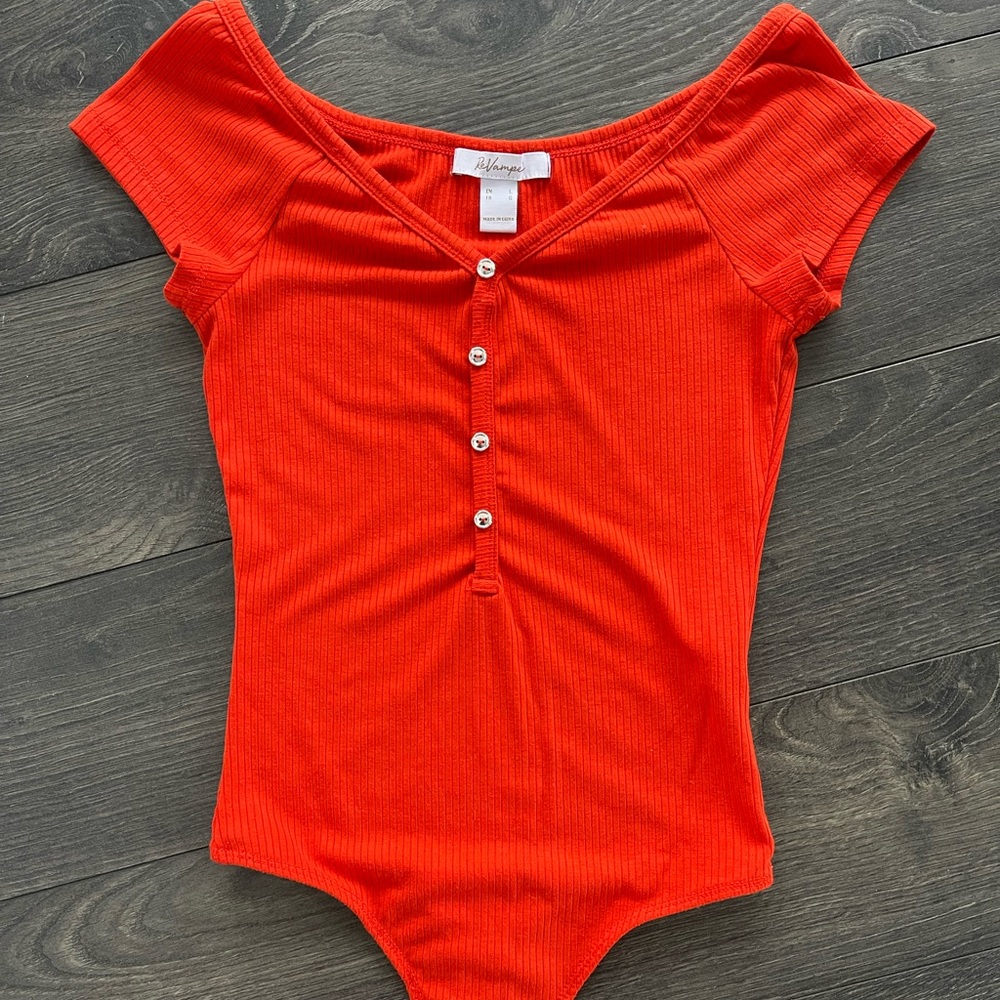 Orange Bodysuit